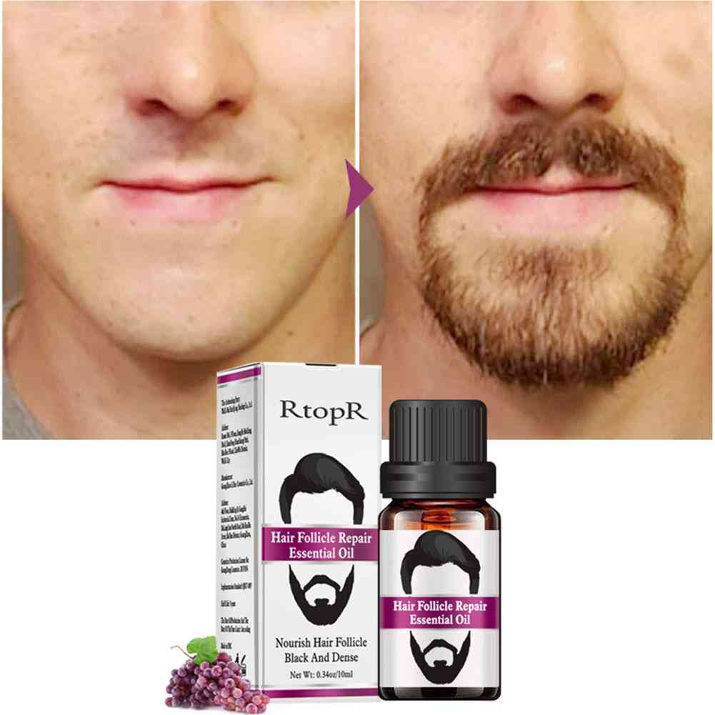 Professional Men Beard Growth Enhancer Essential Oil For Facial Nutrition Moustache Grow