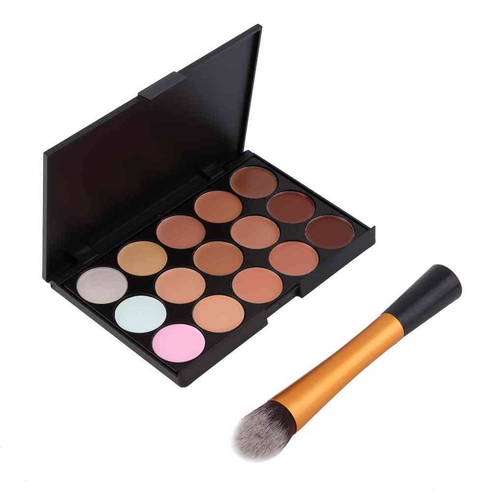 Concealer Makeup Palette +brushes Face Base Foundation Bronzer Concealer Contour Pallete Make Up Cosmetics Set