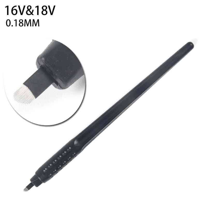 Tatouage jetable de sourcil de stylo de microblading, machine manuelle avec micro aiguille