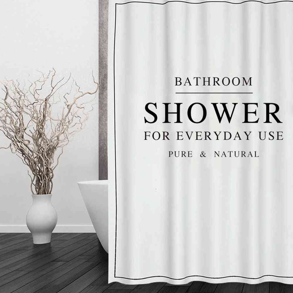 Waterproof Shower Curtain For Bathroom