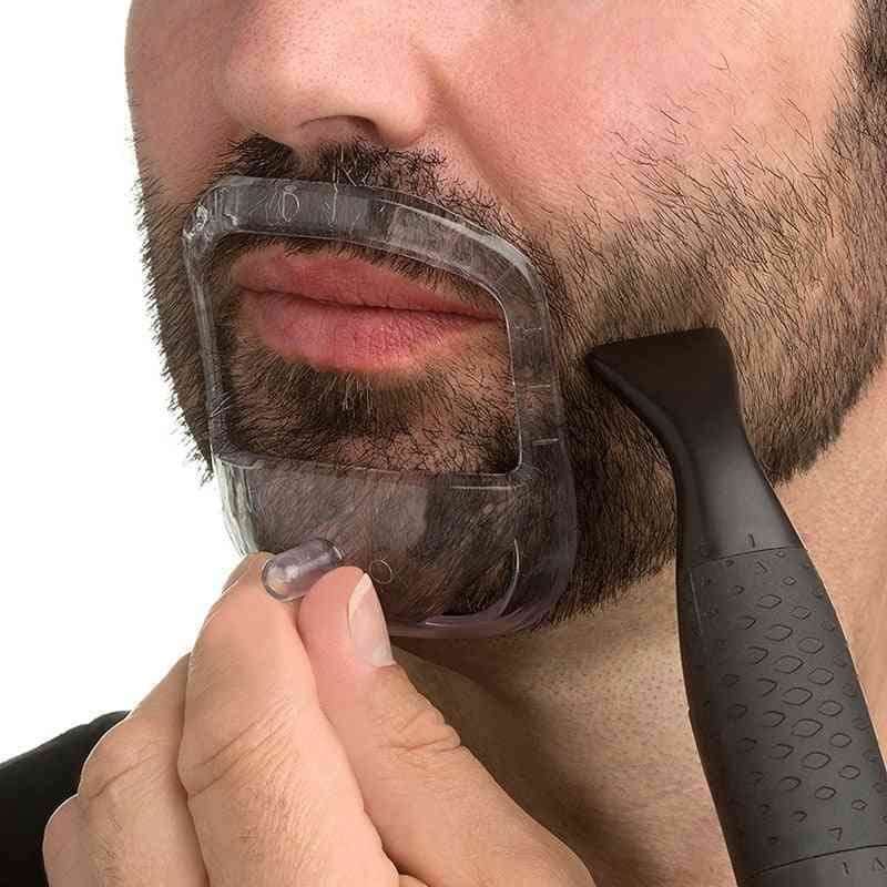 Moustache-beard Shaping And Styling Template