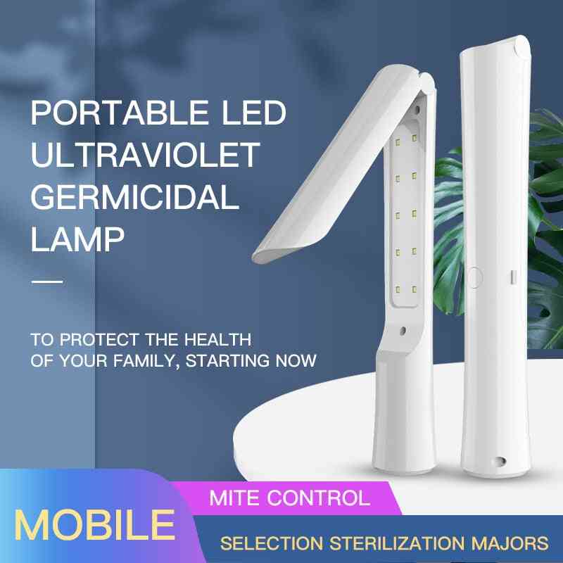 Rechargeable, Handheld Germicidal Uv Lamp