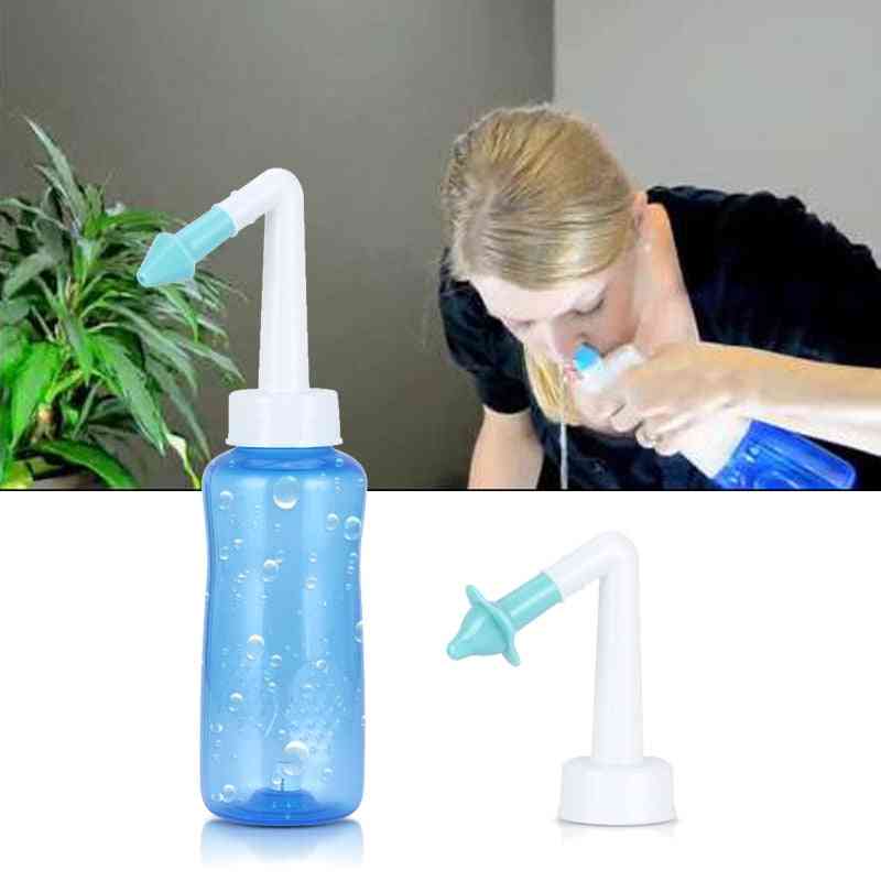 Limpador de lavagem nasal - protetor nasal de sinusite, pote neti para rinite alérgica