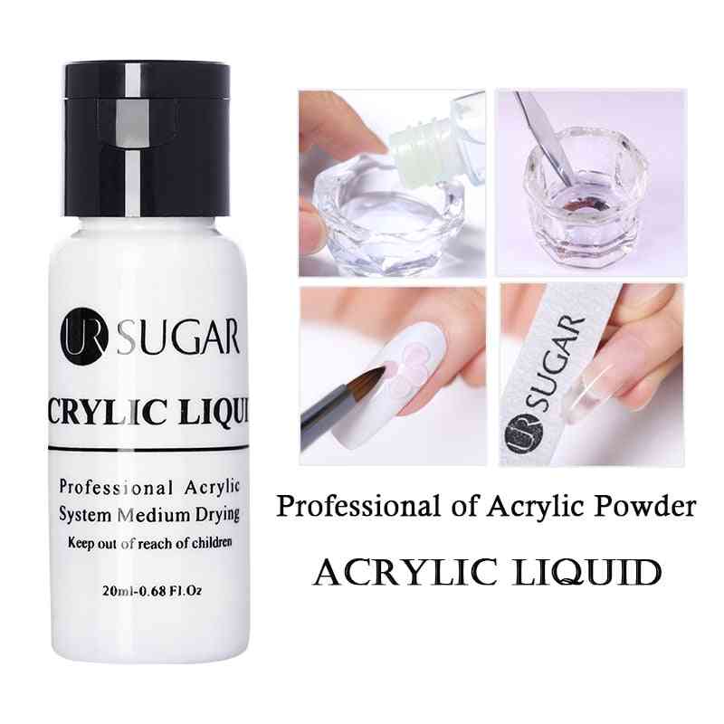 Liquid Acrylic Powder Monomer Crystal Acrylic Brush Nail Art Builder Cup For Nail Polymer Tools