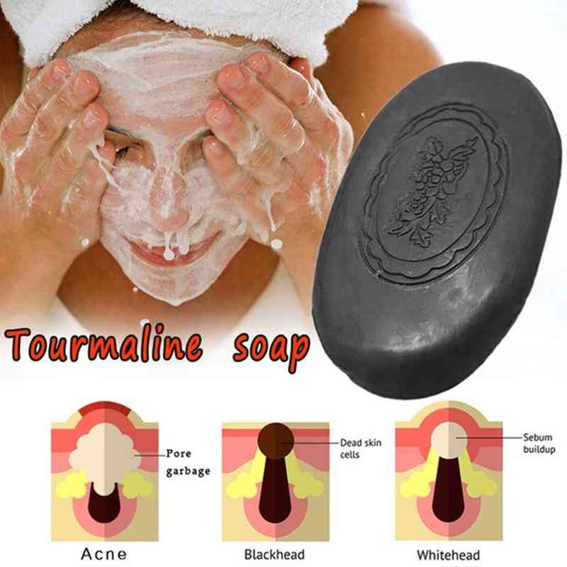 סבון חיידקי בקטריאלי נגד אנרגיה פעילה במבוק - מסיר חטט סבון טורמלין עם הדברת שמן לנשים
