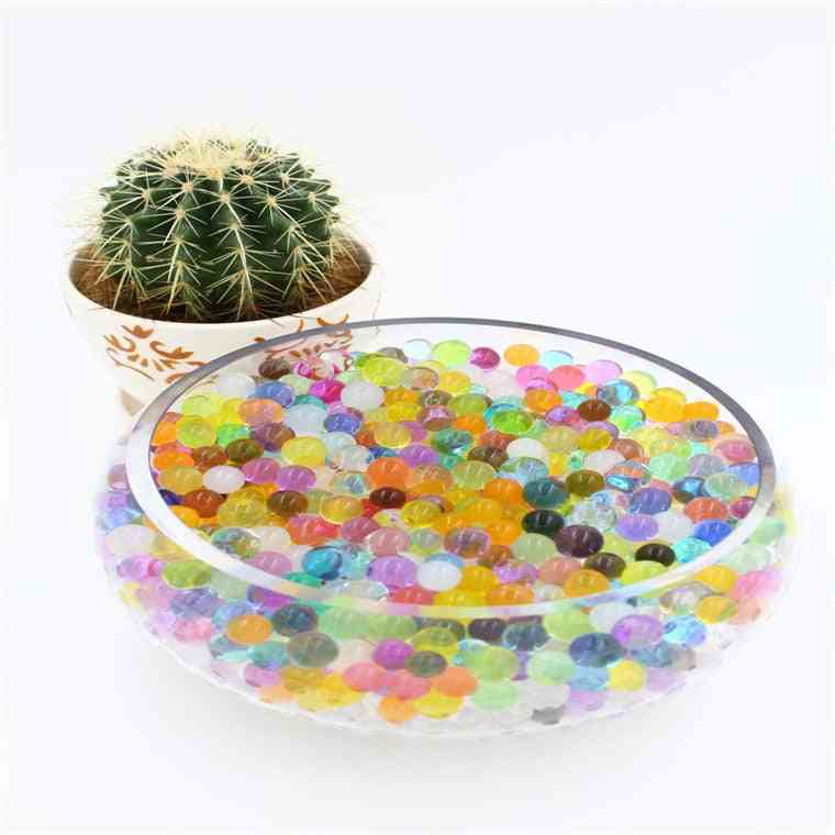 Large Hydrogel Pearl Shaped Crystal Soil Water Beads - Mud Grow Magic Jelly Balls Wedding Home Decor