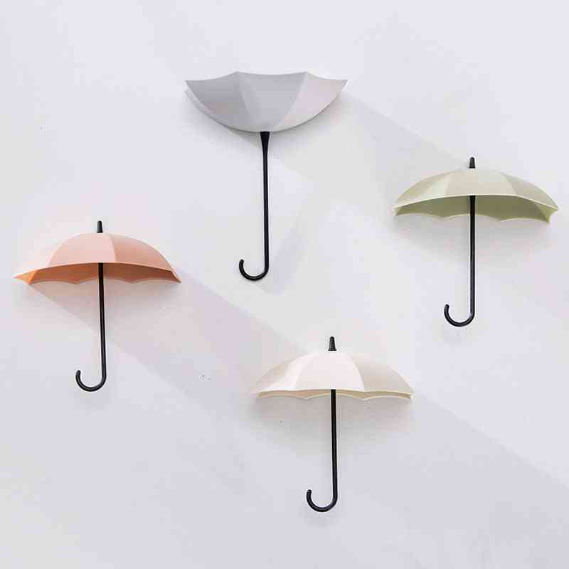 Creative, Umbrella Shape Wall Hook-key Holder