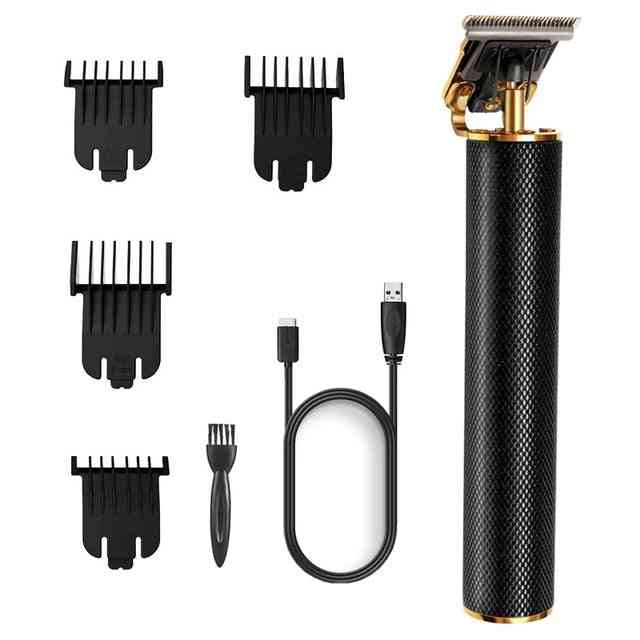 Professional Men Hair Trimmer- Beard Electric Hair Clipper, Rechargeable
