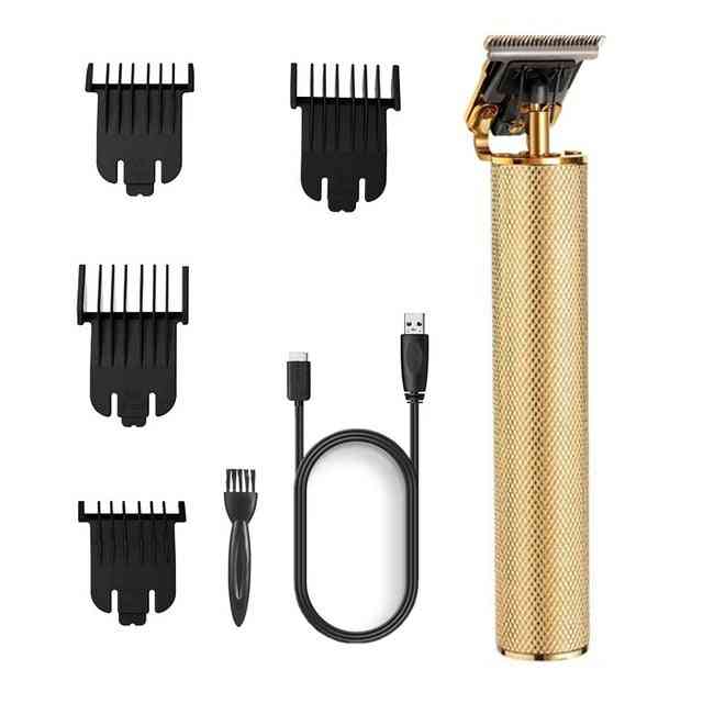 Professional Men Hair Trimmer- Beard Electric Hair Clipper, Rechargeable