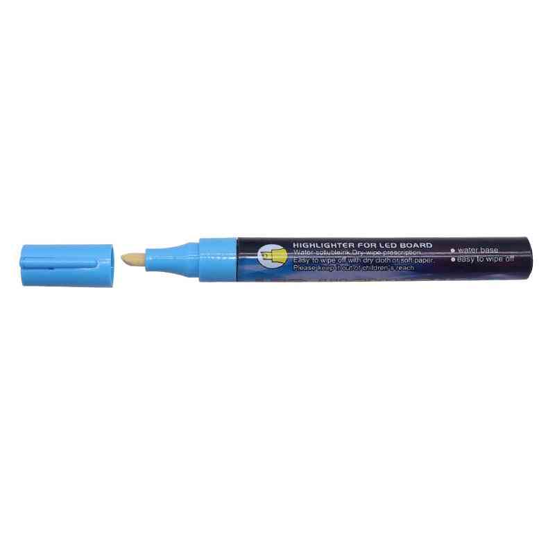 LED surligneur marque stylo reine abeille marqueur stylo 135mm * 4mm 8 couleurs en option pointe biseautée pinceau outils d'apiculture
