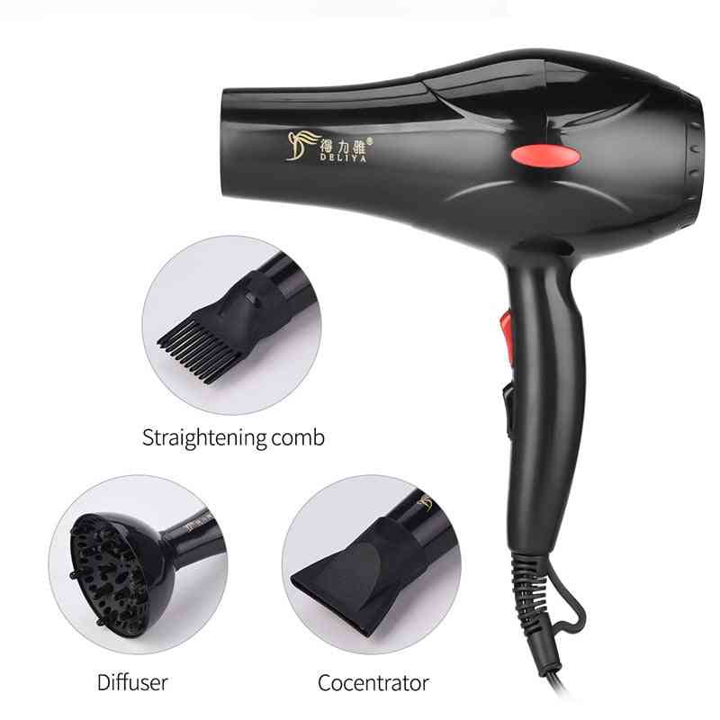 2200w Hair Dryer - High Power Dryer, Travel, Home Use Hot And Cold Air Hairdryer Hairdressing Styling