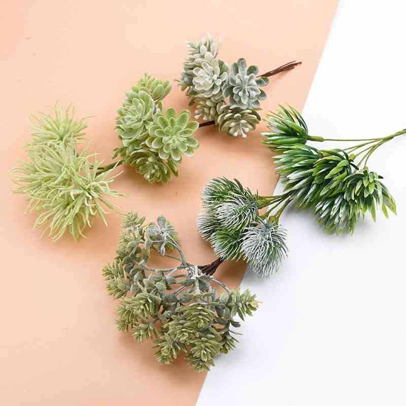 Fake Plastic Silk Flowers, Plants For Scrapbooking For Home Wedding Decoration
