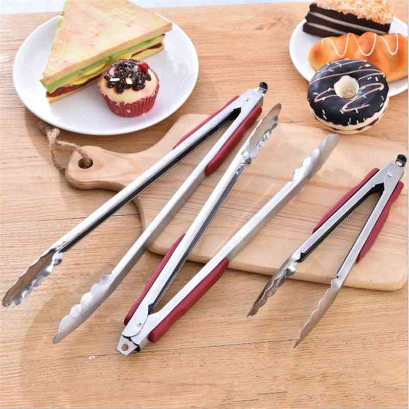 Easily Cleaned, Heat Resistance And Non-stick Stainless Steel Tongs-kitchen Tools