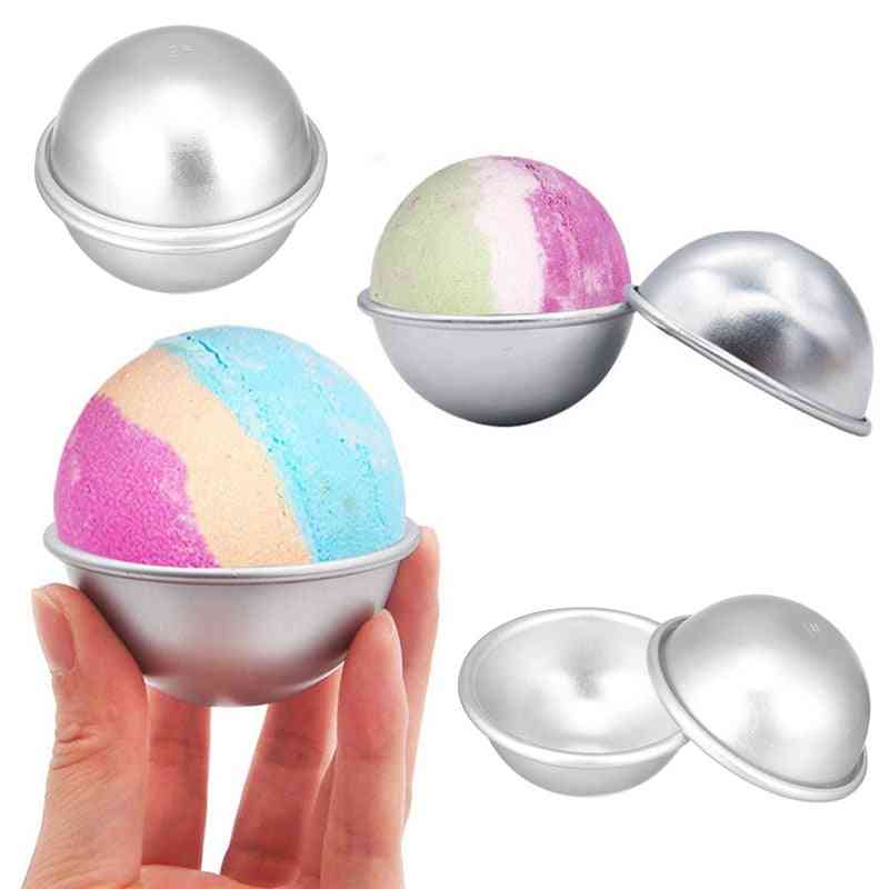 Diy Round Bath Bomb Balls - Semicircle Sphere Mold For Homemade Crafting