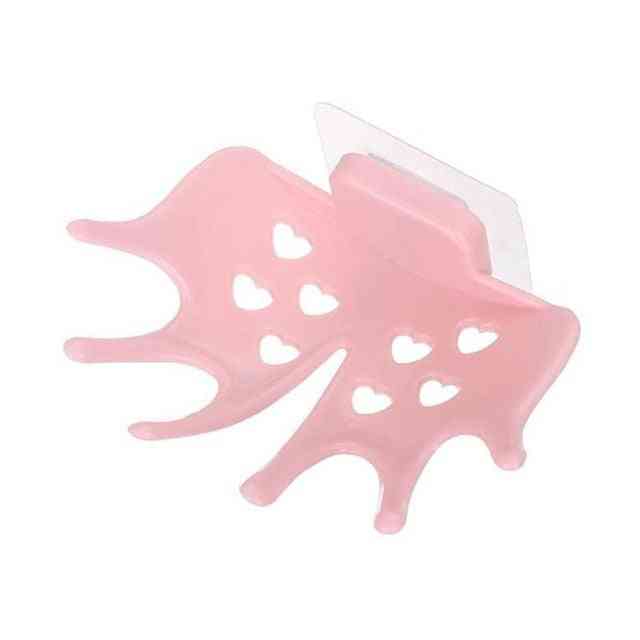 Maple Leaf Design Pvc Punch Free Strong Adhesive Soap Box/dish - Bathroom Drain Soap Holder Tray