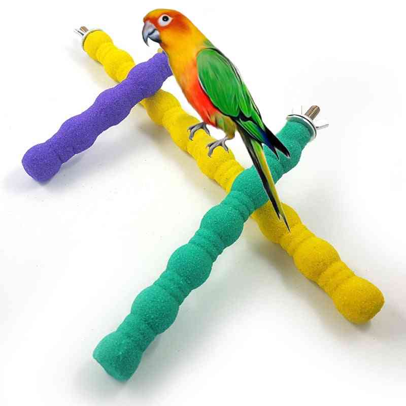 Pet bird toys pappagallo masticare molatura artiglio stand posatoi gabbia cockatiel parrocchetto giocattolo appeso