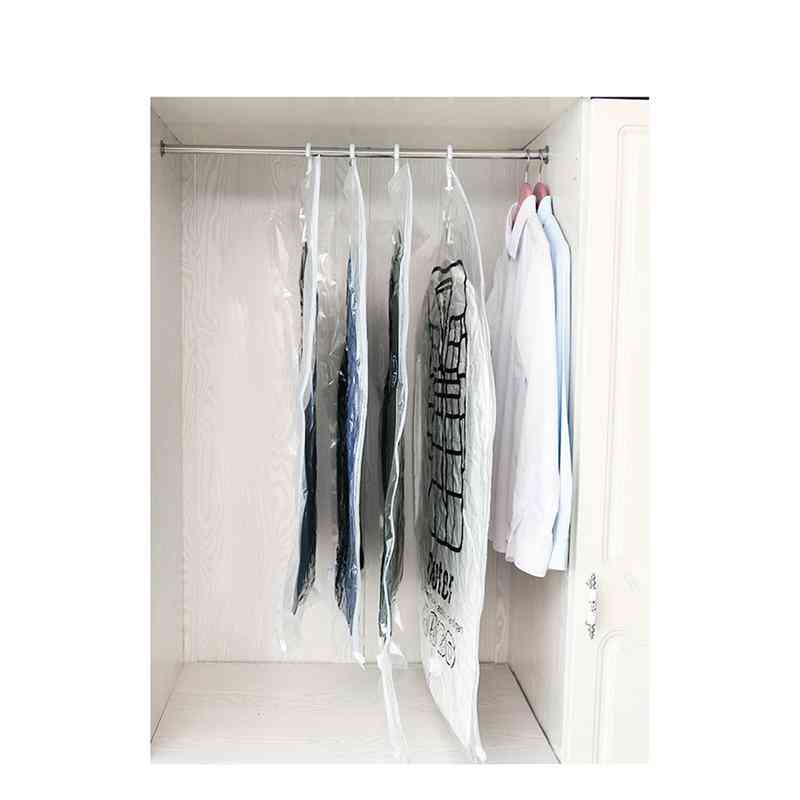 Transparent Dust Cover - Clothes Hanging, Storage Vacuum Bag