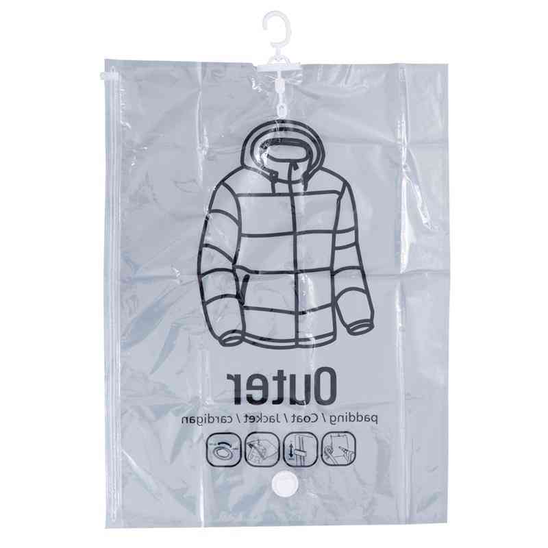 Husă transparentă pentru praf - haine agățate, sac de vid pentru depozitare