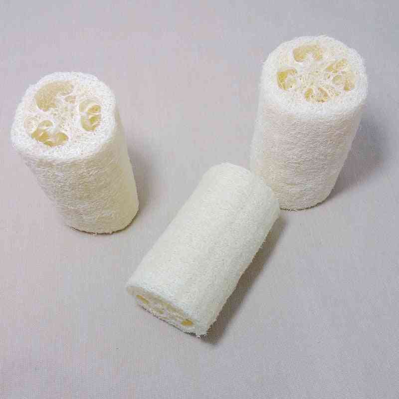 Husholdning naturlig loofah bad krop brusebad håndklæde - svamp merchandises skrubber & spa massagepude