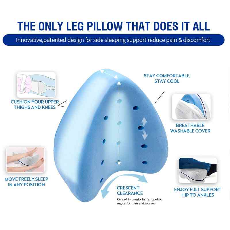 Ventilated Foam-removable And Washable, Legacy Pillow For Back, Hip, Legs & Knee Support
