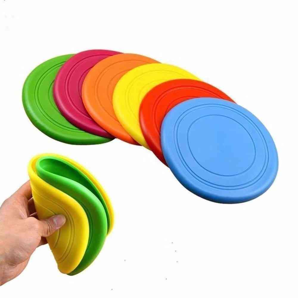 Soft Rubber Frisbee- Pet Dog Chew And Training Toy
