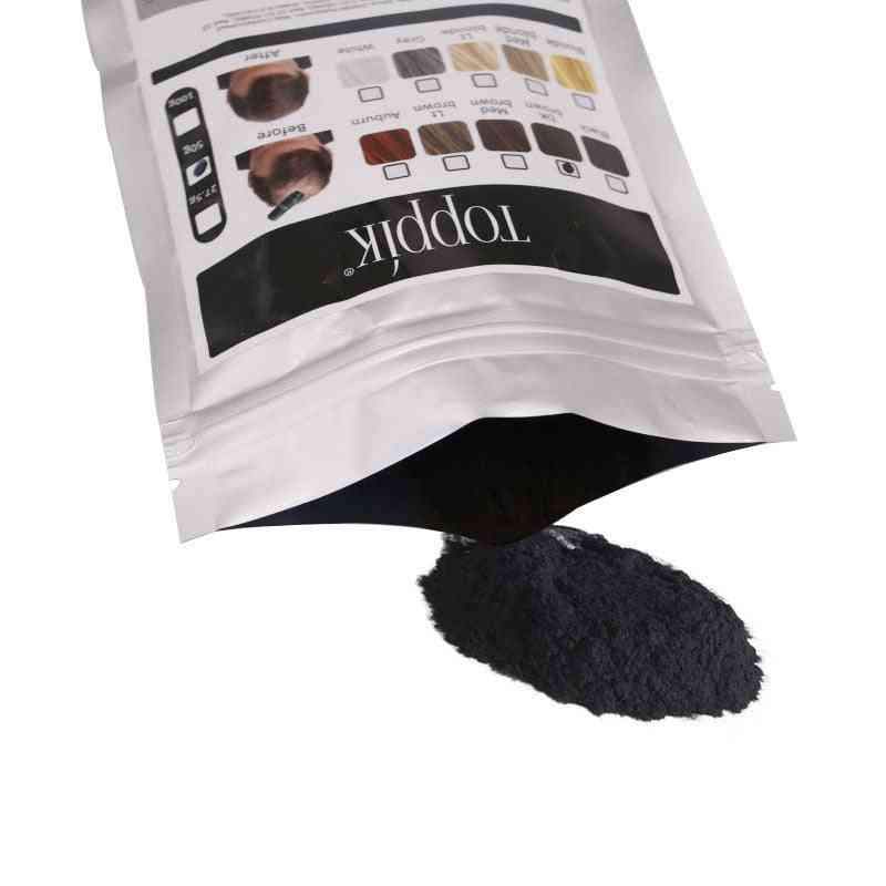 1 szt. - 50g workowanego proszku z włókna włosów, worek do napełniania ładuje grube włosy na wielokolorowe
