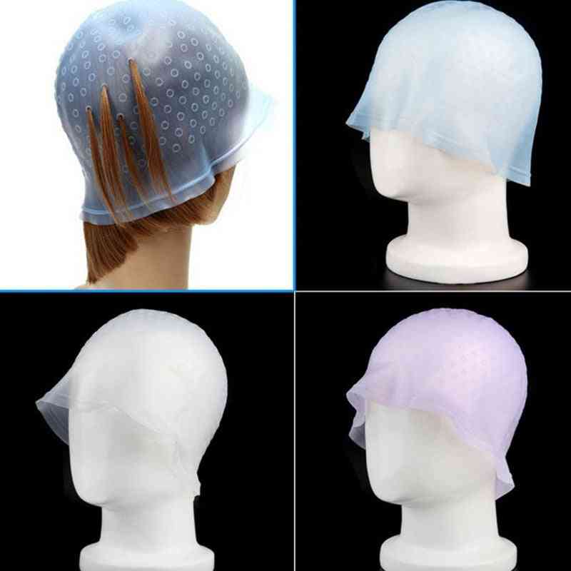 Professional, Reusable Silicon Hair Color Highlighting Cap