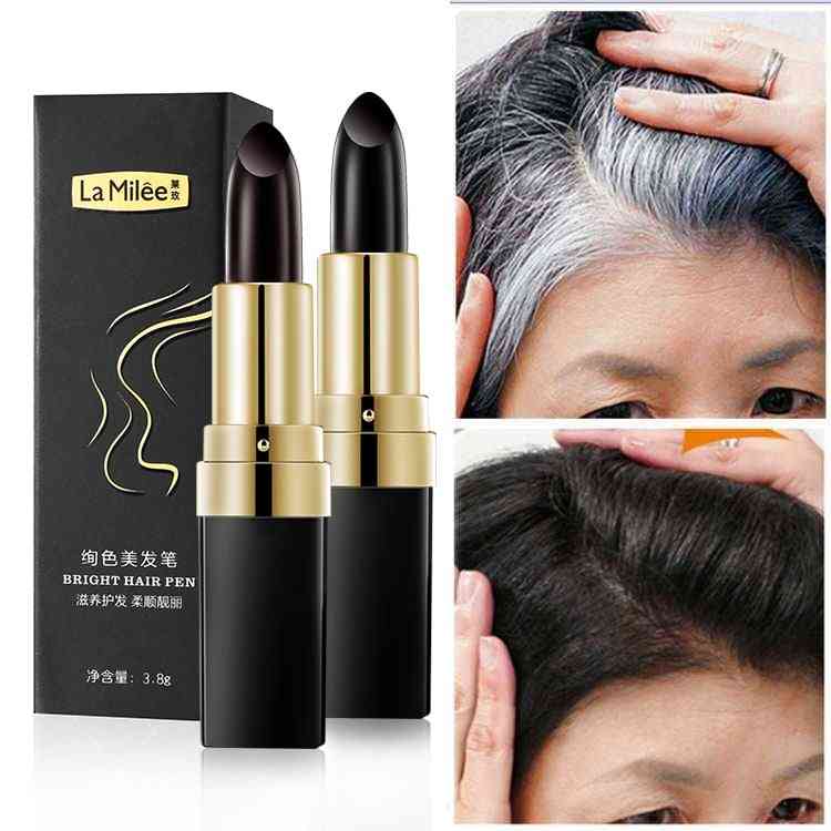 Hair Dye Instant Gray Root Coverage - Hair Color Modify Cream Stick