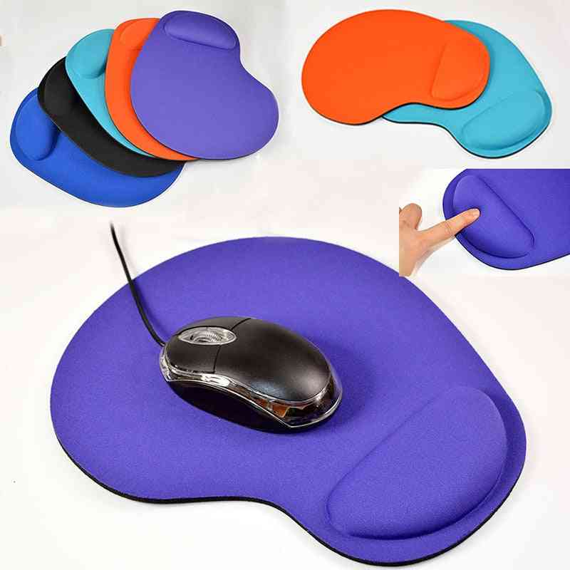 Portable Thickened Mouse Pad For Pc, Office With Wrist Support