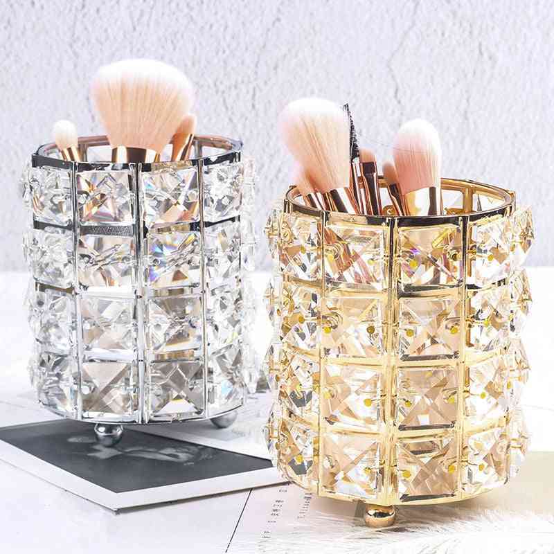 Makeup Brush, Cosmetic, Pencil, Comb - Storage Box / Bucket