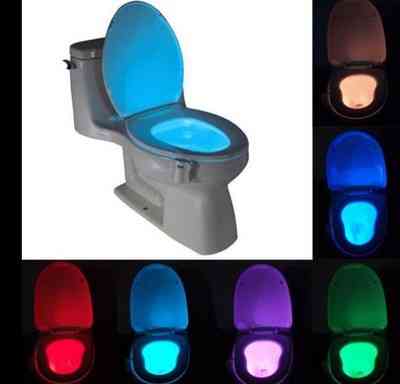 Washroom Bathroom Motion Bowl Toilet Light-activated On/off Lights Seat Sensor Lamp Nightlight Seat Light