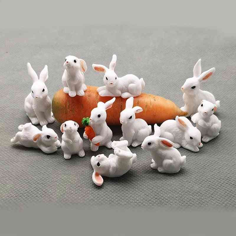 Rabbit Easter Decoration Miniature - Mini Garden Ornament