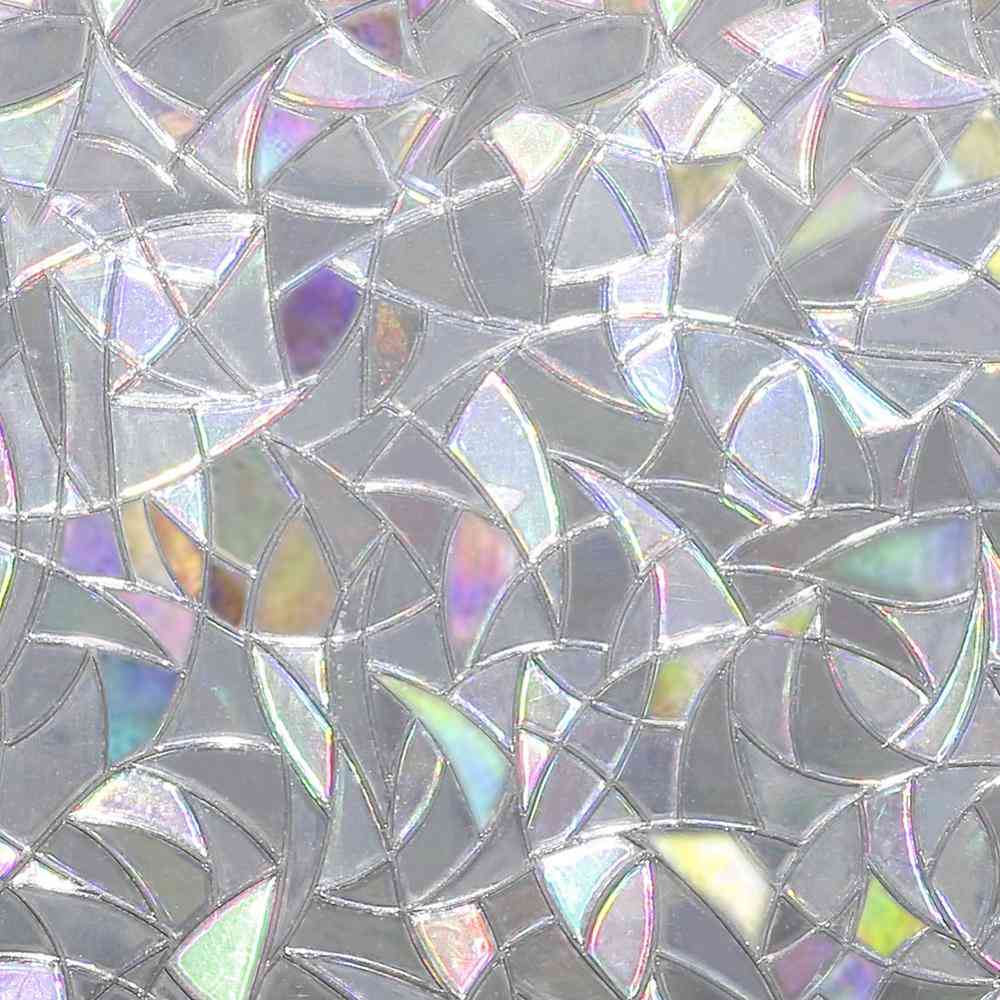 3d kein Kleber statische dekorative Privatsphäre Fenster Regenbogenfolien für Buntglas selbstklebende Folie & Anti-UV-Glas Aufkleber