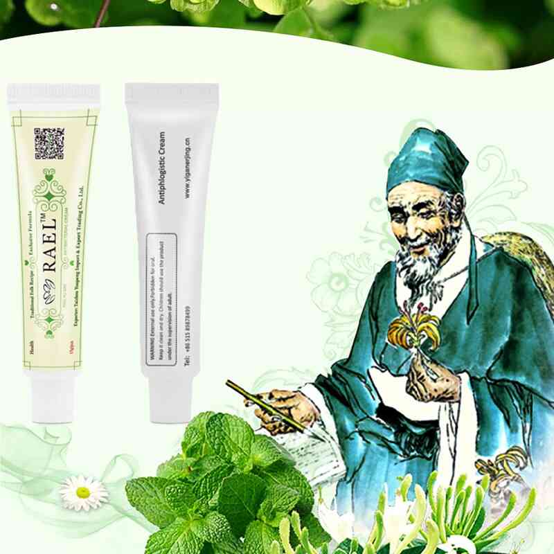 Crema anti batterica naturale a base di erbe per il trattamento della pelle