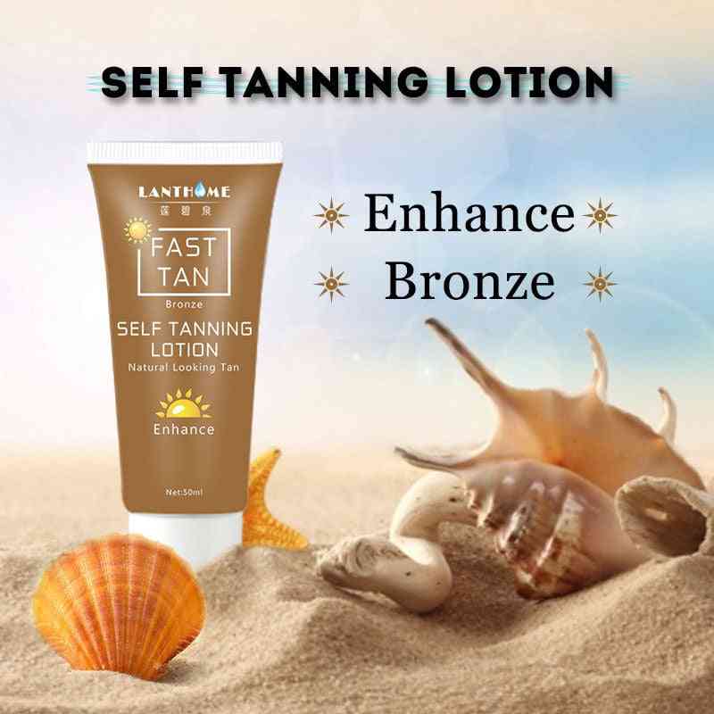 Sunless Body Fast Tanned Bronzed Cream Women - Beauty Skin Care Cosmetics