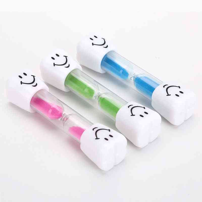 Children Smiling Face Hourglass Toothbrush Timer