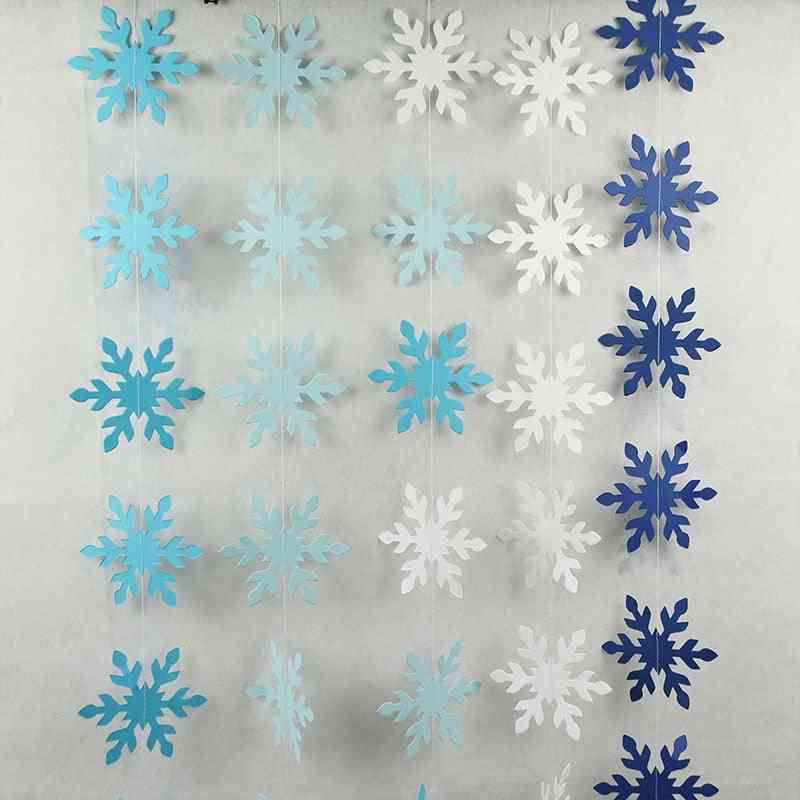 Snowflake Paper - Garlands Diy Hanging Banner