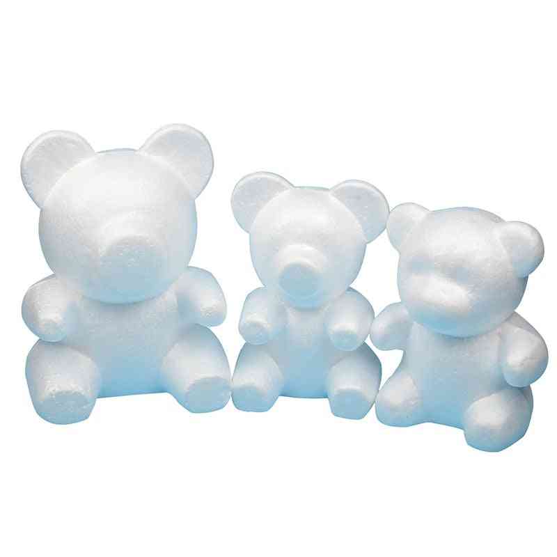 Polystyrene Styrofoam Foam Ball And Bear Craft For Diy Party Decoration