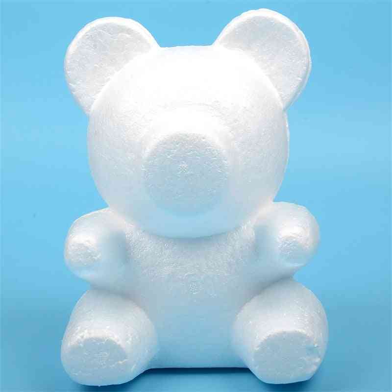 Polystyrene Styrofoam Foam Ball And Bear Craft For Diy Party Decoration