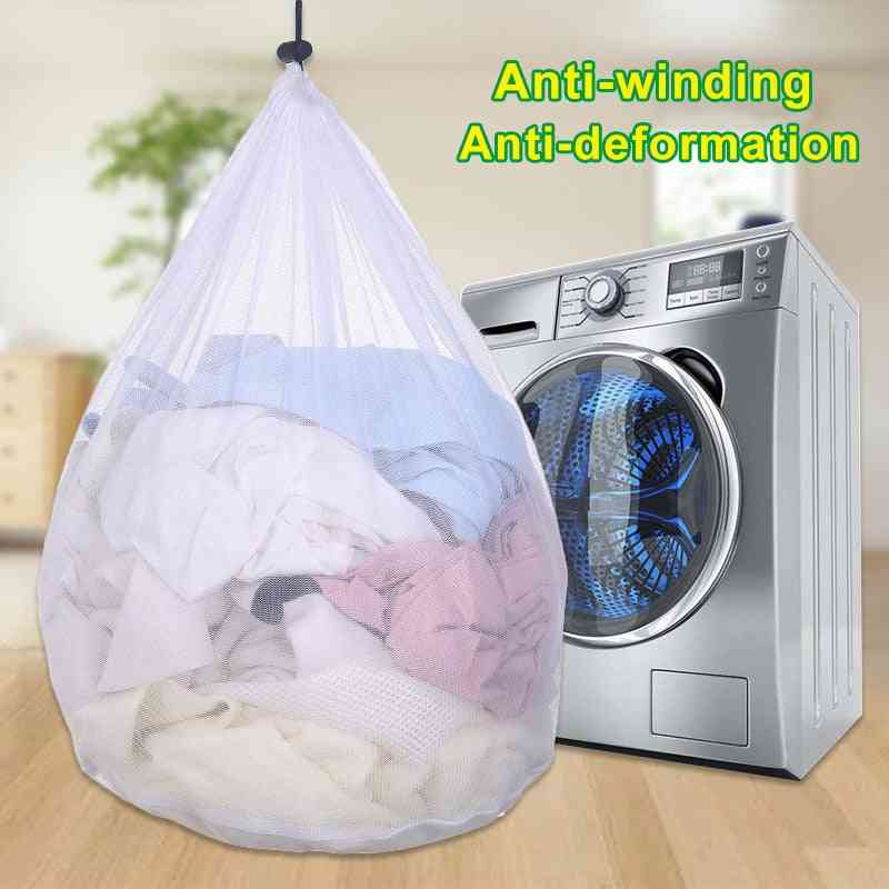 Mesh Laundry Wash Bags Basket - Foldable, Delicates, Lingerie Bra Socks Underwear Protection Net