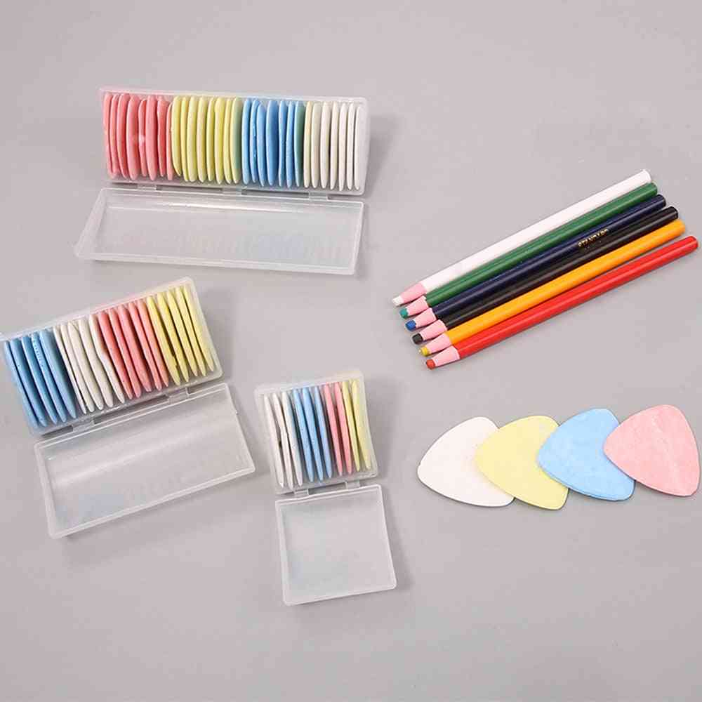 Multicolor Fabric Tailors Chalk - Erasable Marker For Patchwork And Clothing Pattern, Diy Sewing Tool Box Set