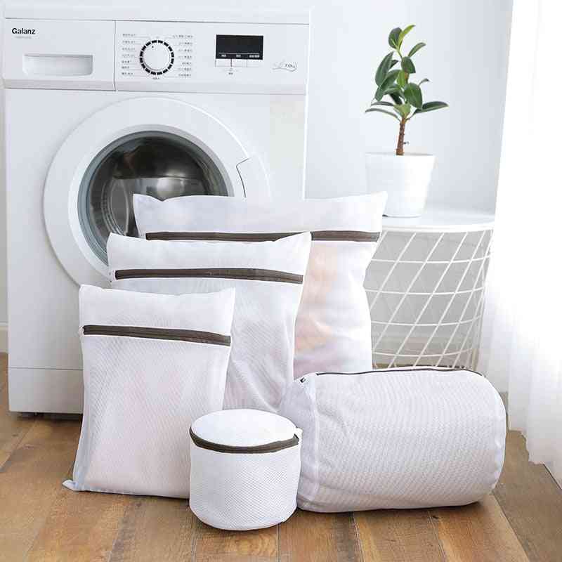 Tvättväskor för tvättmaskiner mesh behå underkläder väska för kläder hjälp tvättsticka behå tvätt underkläder skydd