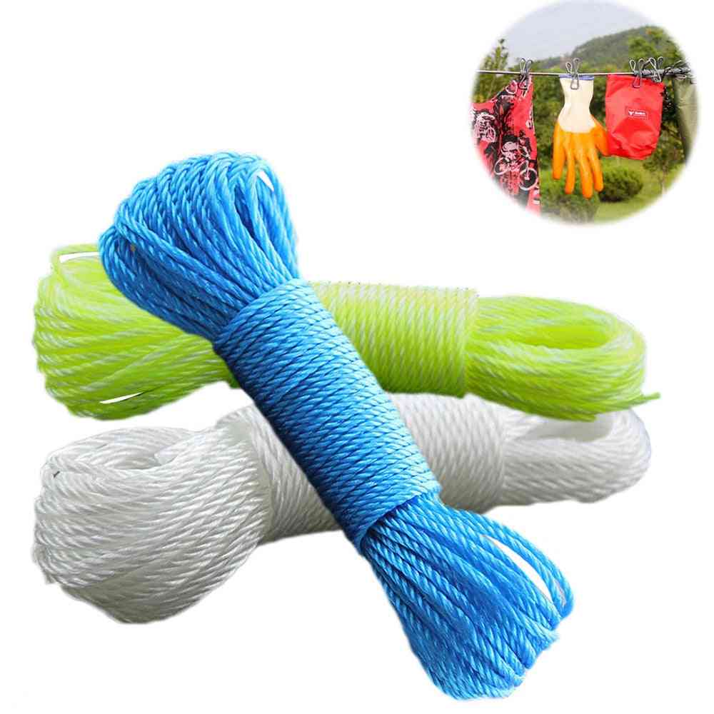 Clothes Line Cords Long, Nylon Rope - Drawstring Rope For Garden