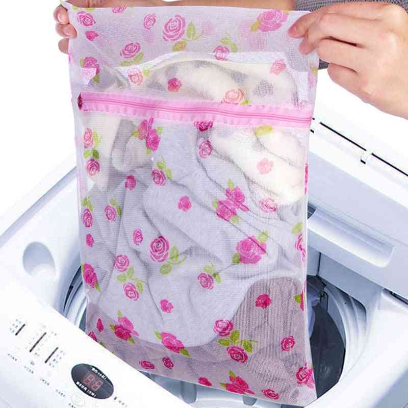 Bolsa de lavado de ropa para sujetador, ropa interior, calcetín, camisa bolsa de lavado de ropa - bolsa de red para lavadora -