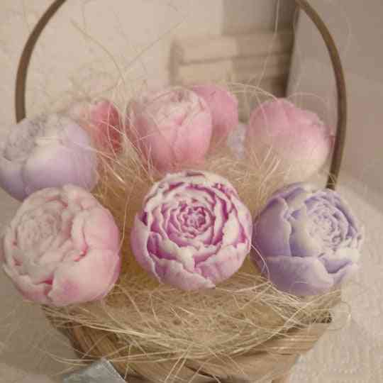 Nuevo molde de jabón de silicona 3d con forma de rosa para decoración de chocolate con dulces de gelatina de magdalenas