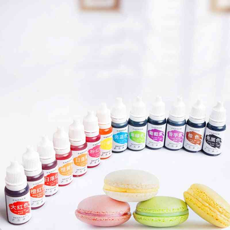 Diy Plasticine Water Oil, Soap Making Coloring Set, Liquid Kit Edible Colorants