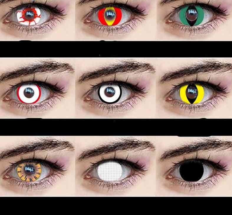 Halloween Inspired, Beautiful Big Pupil-contact Lenses For Eye
