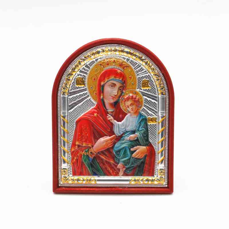 Icônes orthodoxes ustensiles d'église argent vierge marie cadeau religieux chrétien