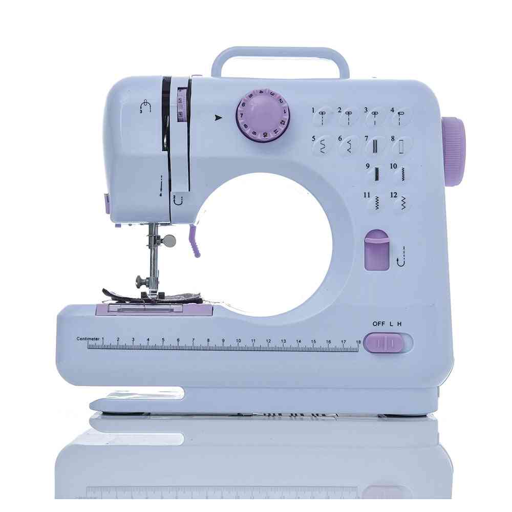 Multifunction Double Thread And Speed Free Arm Crafting Mending Led Sewing Machines