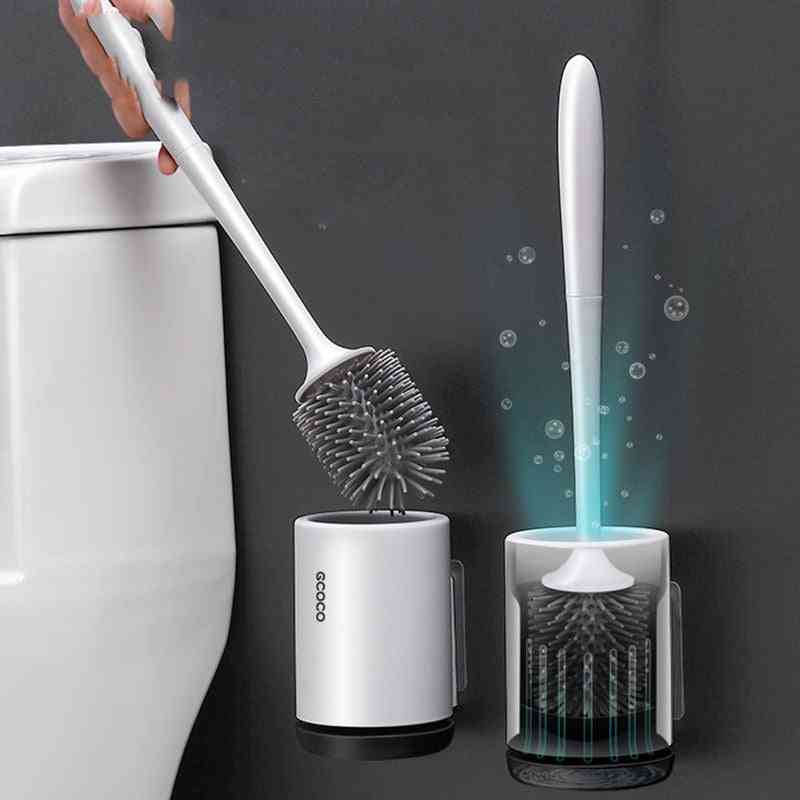 Wall And Floor Mounted-standing Base, Toilet Cleaning Brush